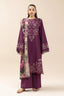 Beechtree | 3 Piece Unstitched Suit | Sable Grace Embroidered Jacquard - 100% Original Brand Product