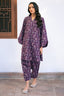 Cross Stitch | 2-Piece Khaddar Suit | Frosted Plum - 100% Original Brand Product