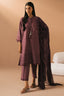 Cross Stitch | 3-Piece Embroidered Lawn Suit | Grape Amethyst - 100% Original Brand Product