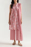 SAYA | Unstitched Lawn 3 Piece | Mauve Floral Printed Lawn Suit