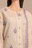 SAYA | Embroidered Self Jacquard With Chiffon Dupatta - 100% Original Brand Product