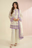 Zellbury | Women Unstitched Suits | 3PC Printed Lawn - 1015