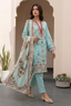 Zellbury | Women Unstitched Suits | 3PC Printed Lawn - 1022 - 100% Original Brand Product