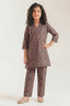 Saya | Kids 2-Piece | Green Printed Shirt & Trouser Set - 100% Original Brand Product