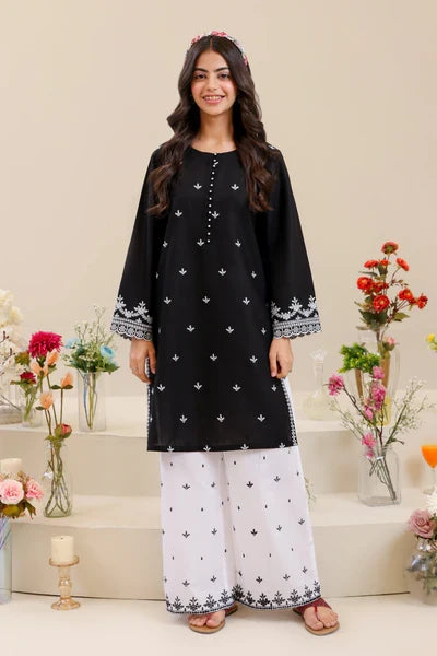 PINK PETALS | Kids Wear | Black Berry 2-Piece Outfit - 100% Original Brand Product Hover Image
