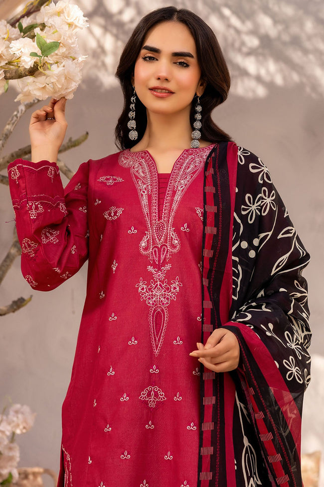 Motifz | 3 Piece Embroidered Lawn | Yashfa - 100% Original Brand Product Hover Image
