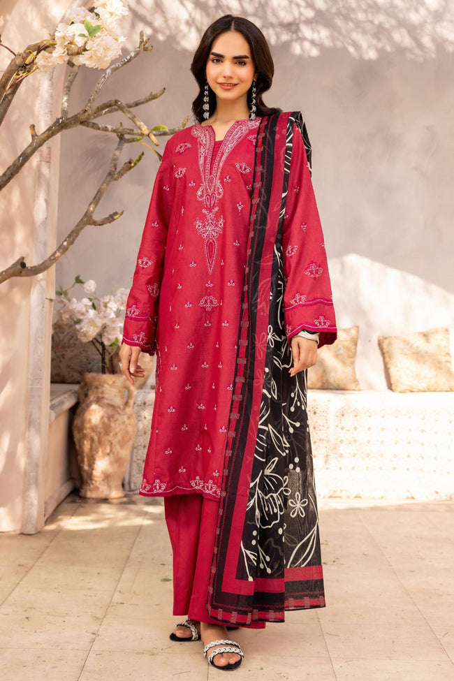 Motifz | 3 Piece Embroidered Lawn | Yashfa - 100% Original Brand Product Main Image