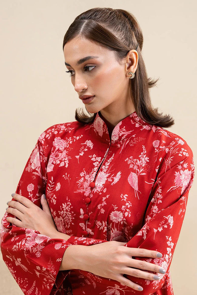 Cross Stitch | 2 Piece Printed Linen Suit | Ornate Gem - 100% Original Brand Product Main Image