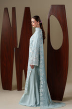 Emaan Adeel | 3Pc Unstitched Suit | ARIA – Nouvelle Luxury Chiffon - 100% Original Brand Product