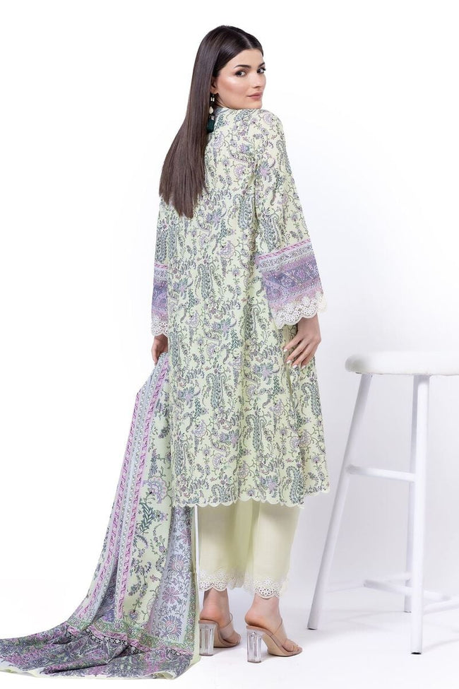 Khaadi | 3-Piece Lawn | AS217A Printed Embroidered Suit - 100% Original Brand Product Main Image