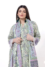 Khaadi | 3-Piece Lawn | AS217A Printed Embroidered Suit - 100% Original Brand Product