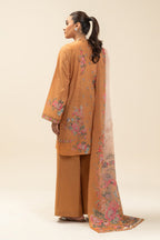 BeechTree | Unstitched 3 Piece Suit | Printed Lawn 3PC - 100% Original Brand Product