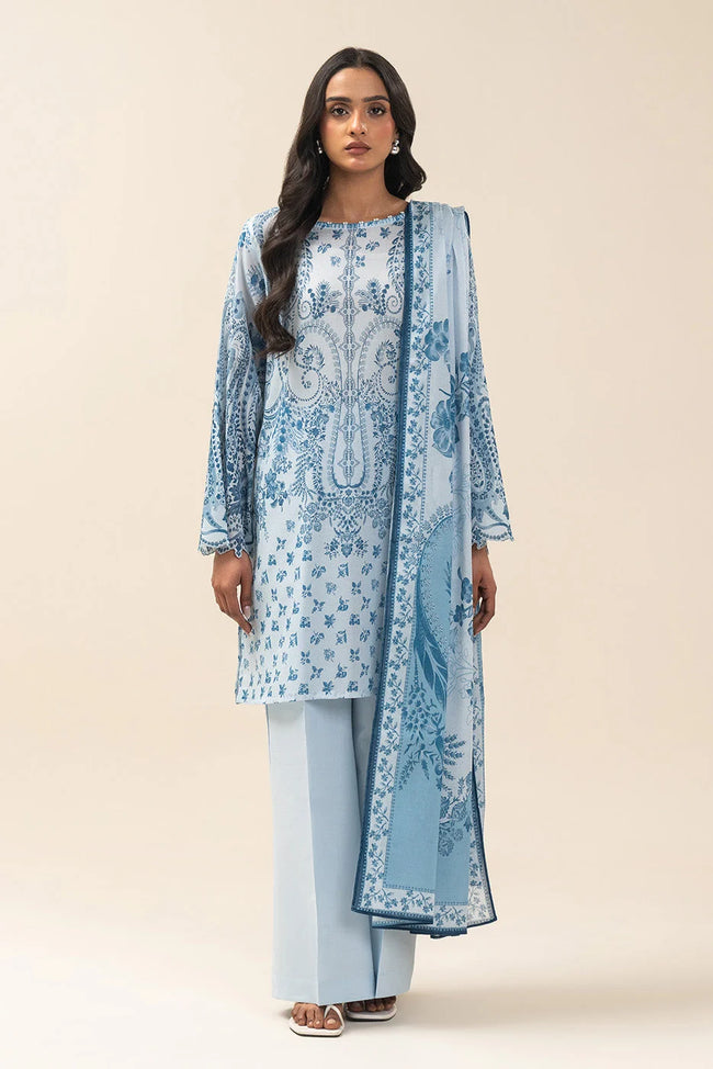 BeechTree | 3 Piece Printed Lawn Suit | BT12601UN004150 - 100% Original Brand Product Hover Image