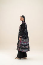 BeechTree | 3-Piece Embroidered Khaddar Suit | Obsidian Gem - 100% Original Brand Product
