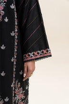 BeechTree | 3-Piece Embroidered Khaddar Suit | Obsidian Gem - 100% Original Brand Product