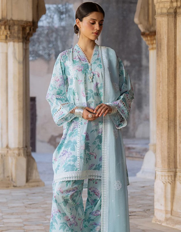 Cross Stitch | 3 Piece Lawn Suit | Mint Glamour - 100% Original Brand Product Hover Image