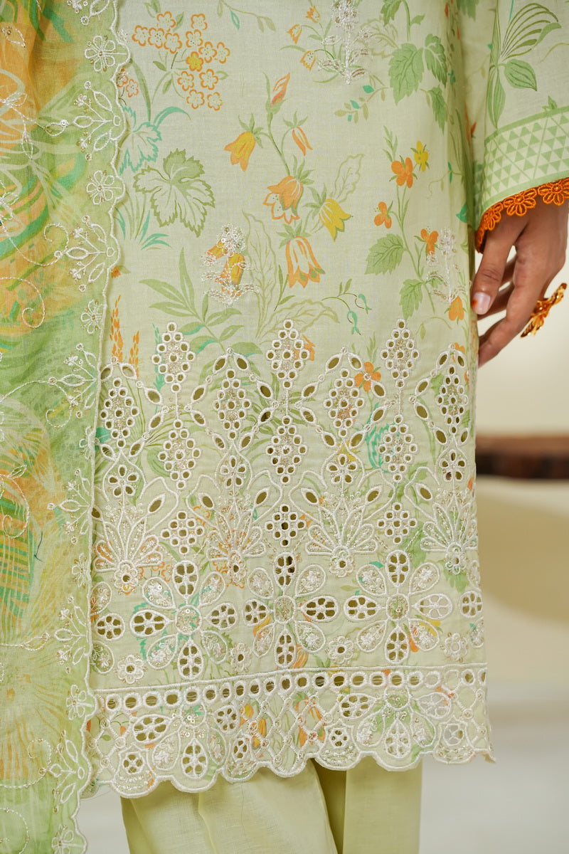 VS | Unstitched Lawn Collection | Ramsha Lawnkari 26-786 - 100% Original Brand Product