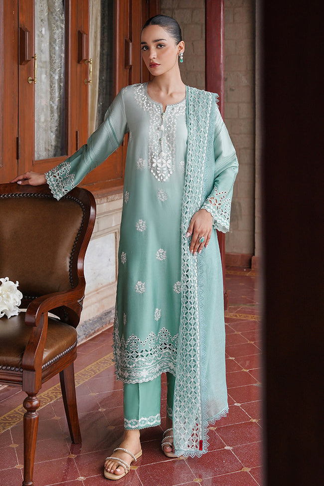 Cross Stitch | 3-Piece Unstitched Suit | Aqua Melody - 100% Original Brand Product Main Image