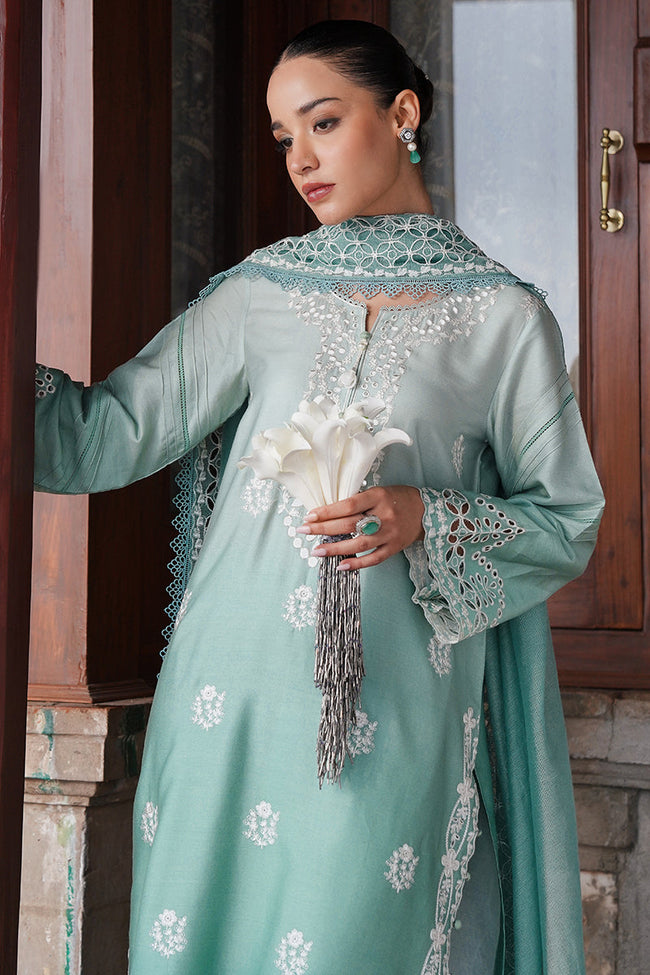 Cross Stitch | 3-Piece Unstitched Suit | Aqua Melody - 100% Original Brand Product Hover Image