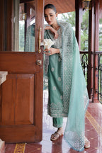 Cross Stitch | 3-Piece Unstitched Suit | Aqua Melody - 100% Original Brand Product