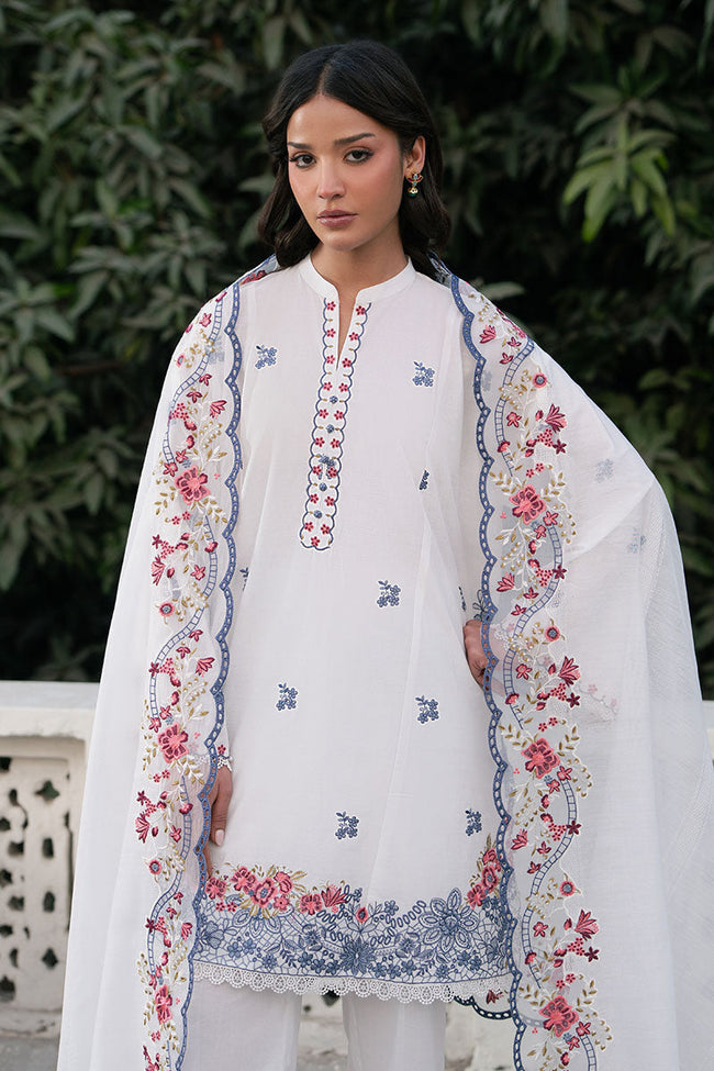 Cross Stitch | 3 Piece Embroidered Lawn Suit | Dew Whisper - 100% Original Brand Product Hover Image