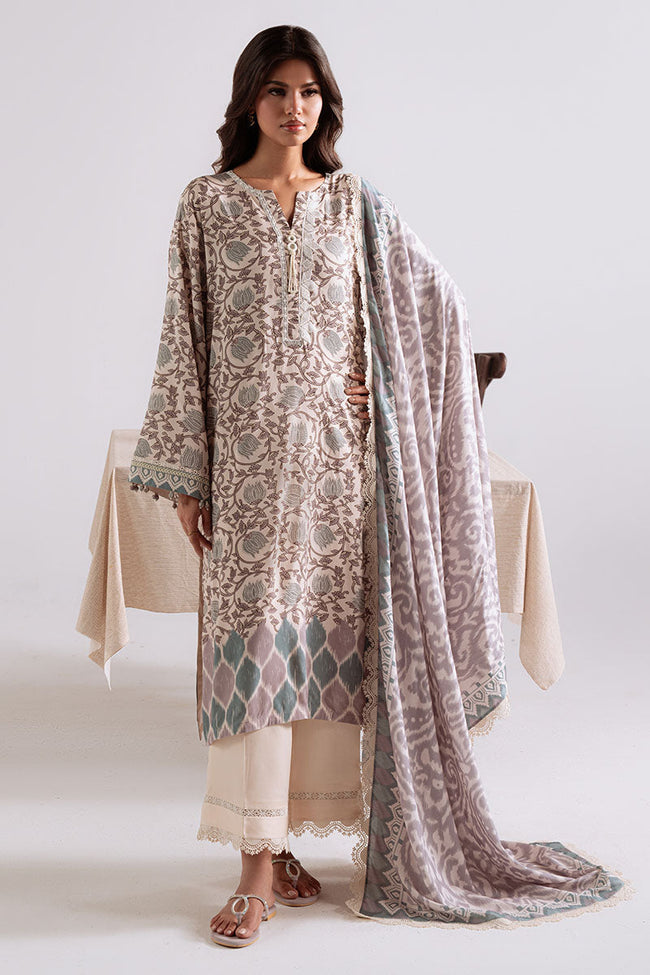 Cross Stitch | 3PC Linen Printed Suit | Iznik Bloom - 100% Original Brand Product Main Image