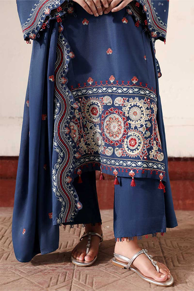 Cross Stitch | 3 Piece Unstitched Suit | Moonlit Garden - 100% Original Brand Product Main Image