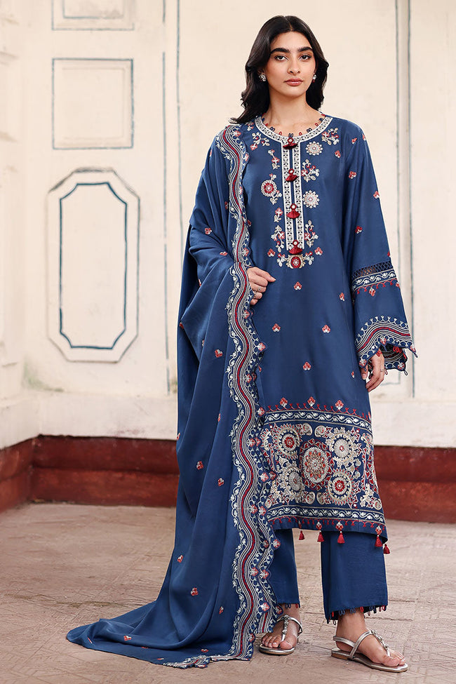 Cross Stitch | 3 Piece Unstitched Suit | Moonlit Garden - 100% Original Brand Product Hover Image