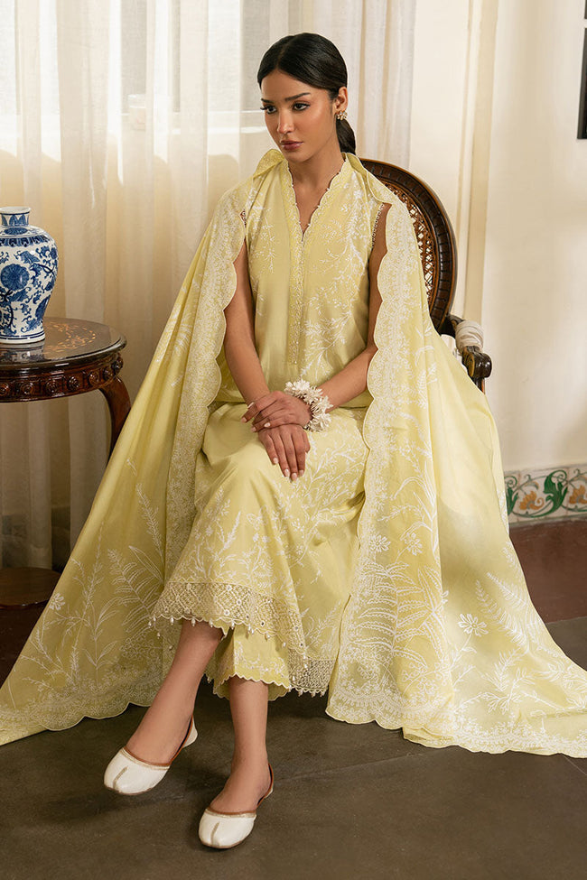 Cross Stitch | 3 Piece Embroidered Lawn Suit | Mellow Green - 100% Original Brand Product Main Image