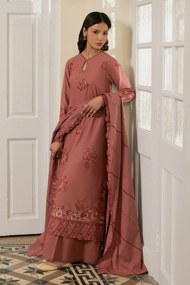 Cross Stitch | 3 Piece Embroidered Lawn Suit | Rustic Meadow - 100% Original Brand Product Hover Image