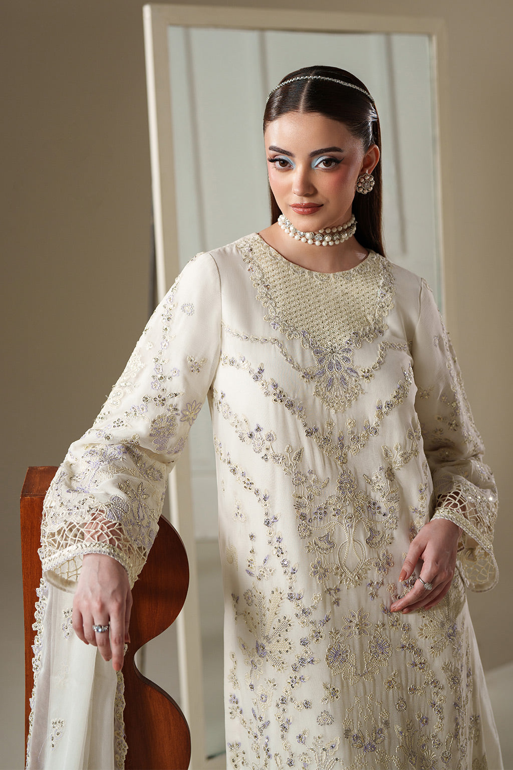 Emaan Adeel | 3 Piece Unstitched Luxury Chiffon Suit | ELOSIE - 100% Original Brand Product