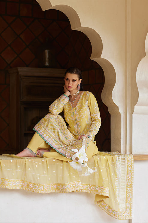 Gulaal | Luxury Lawn | Iris - 100% Original Brand Product