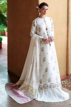 Cross Stitch | 3 Piece Embroidered Lawn Suit | Garden Ivory