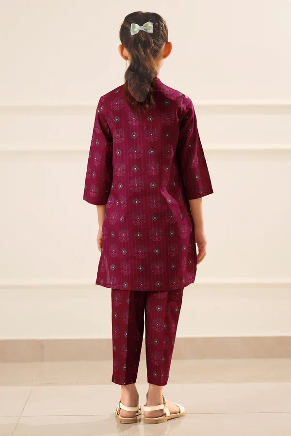 SAYA | Kids 2 Piece | Printed Shirt & Trouser Set - KP2P-0330 - 100% Original Brand Product Main Image
