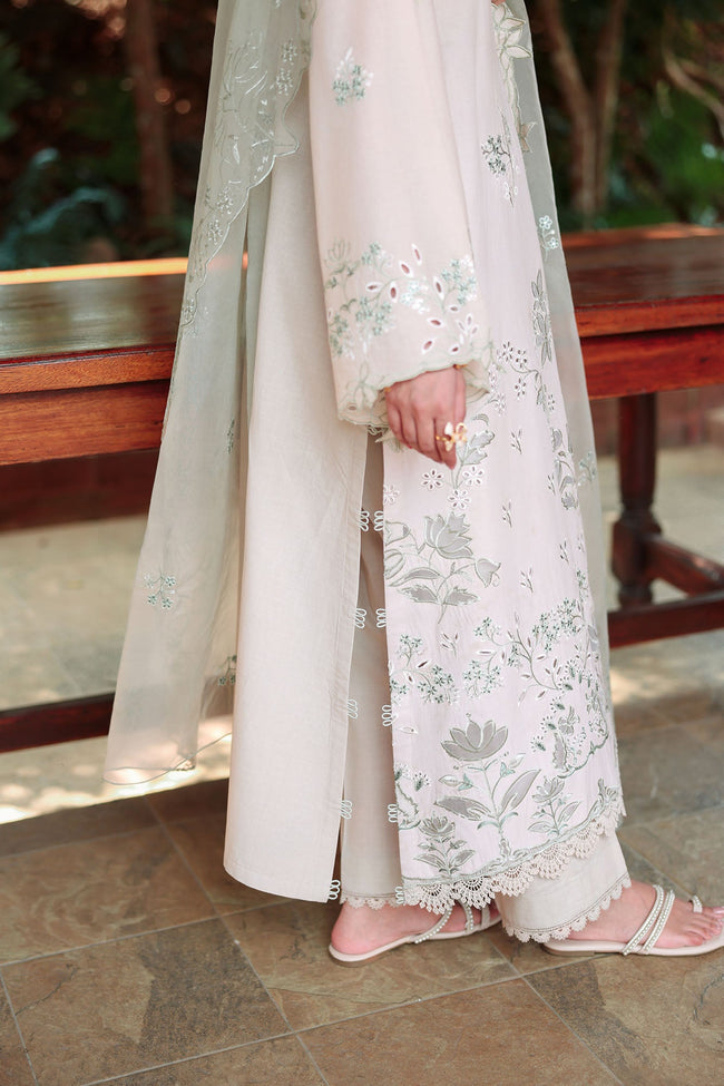 Cross Stitch | 3-Piece Embroidered Lawn Suit | Pearl Sage - 100% Original Brand Product Main Image