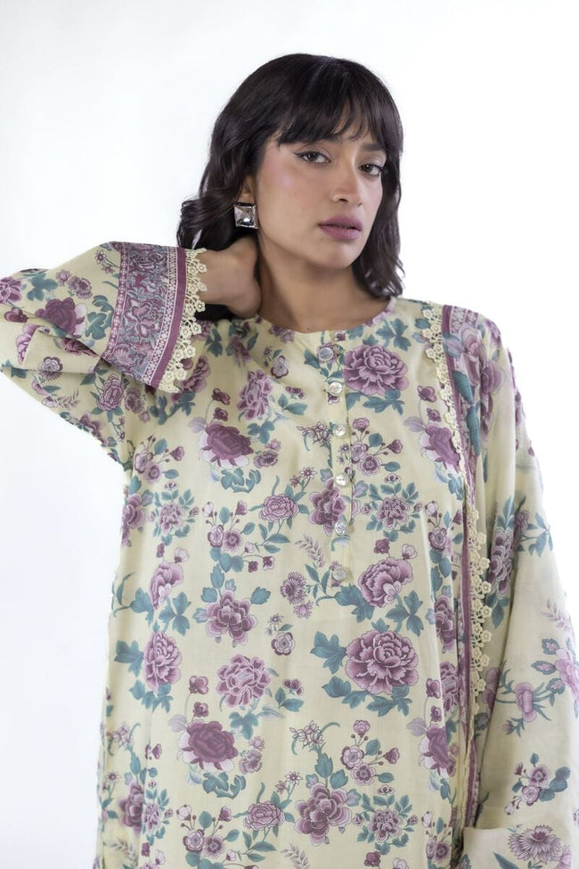 Khaadi | 3 Piece Lawn Suit | Printed Floral Lawn 3 Piece Hover Image