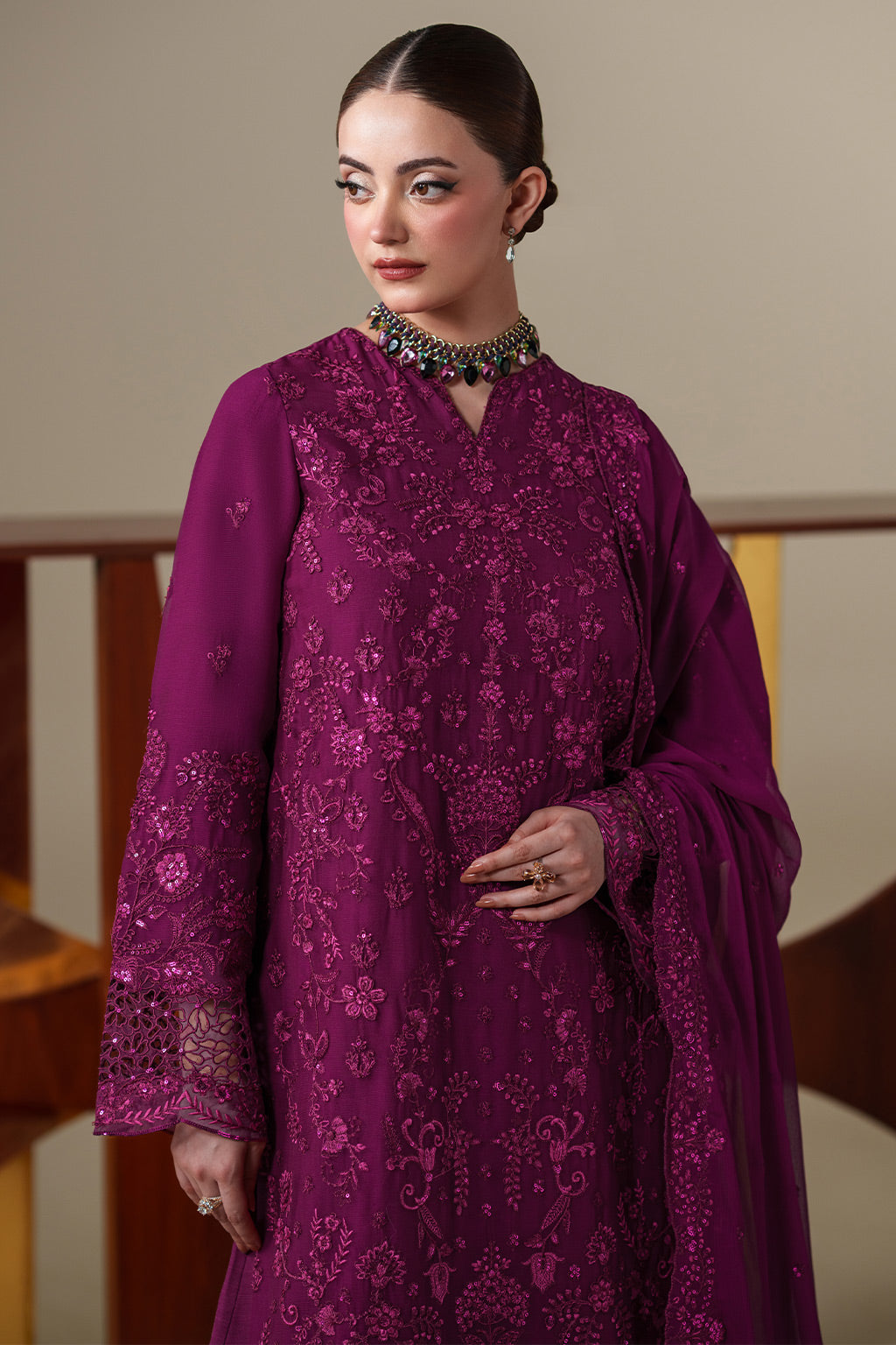 Emaan Adeel | 3 Piece Unstitched Suit | THEA - 100% Original Brand Product