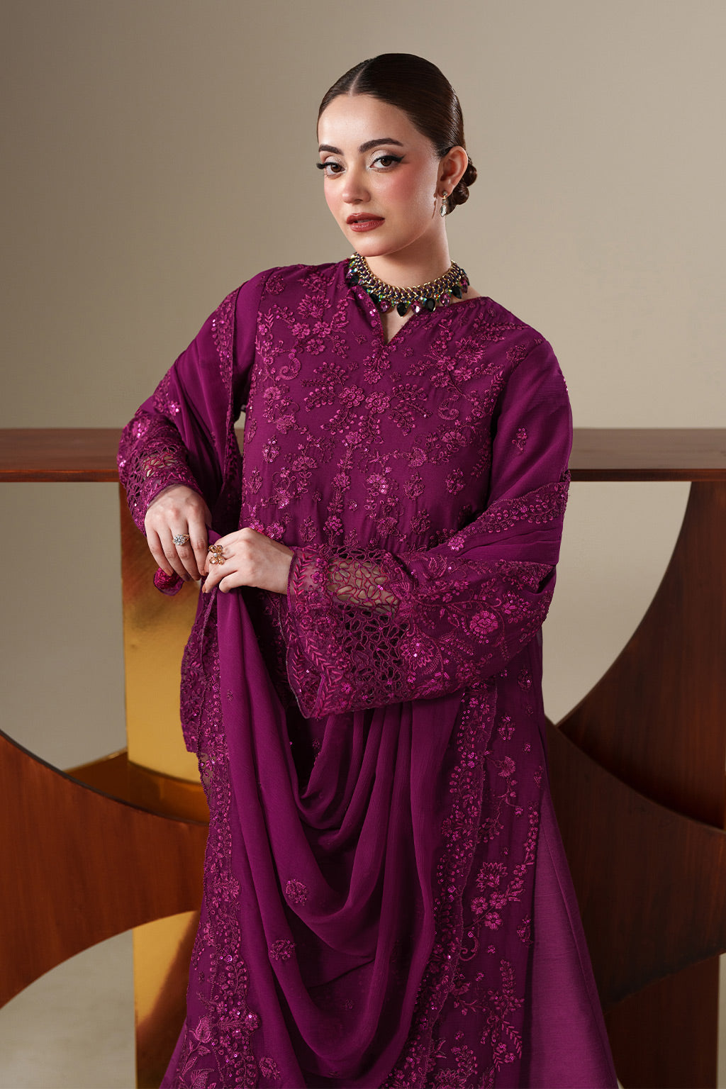 Emaan Adeel | 3 Piece Unstitched Suit | THEA - 100% Original Brand Product