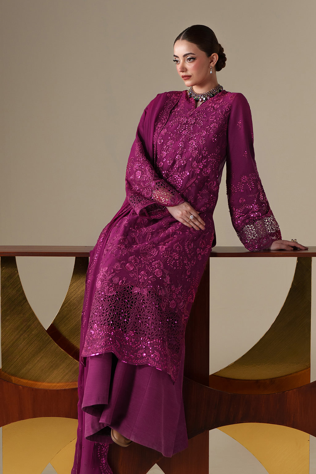Emaan Adeel | 3 Piece Unstitched Suit | THEA - 100% Original Brand Product