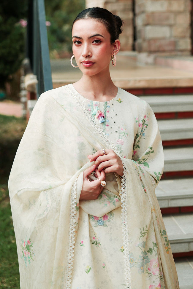 Cross Stitch | 3 Piece Embroidered Lawn Suit | Tropic Mist - 100% Original Brand Product Hover Image