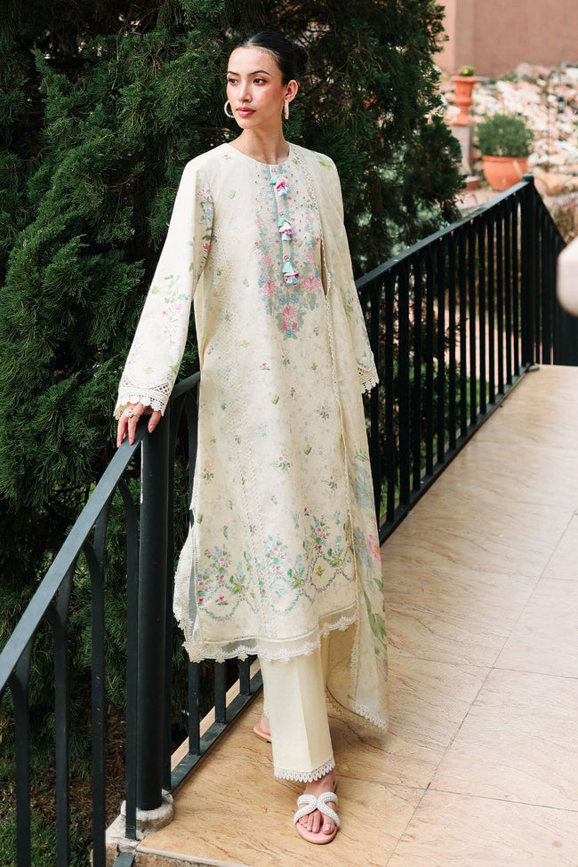 Cross Stitch | 3 Piece Embroidered Lawn Suit | Tropic Mist - 100% Original Brand Product Main Image