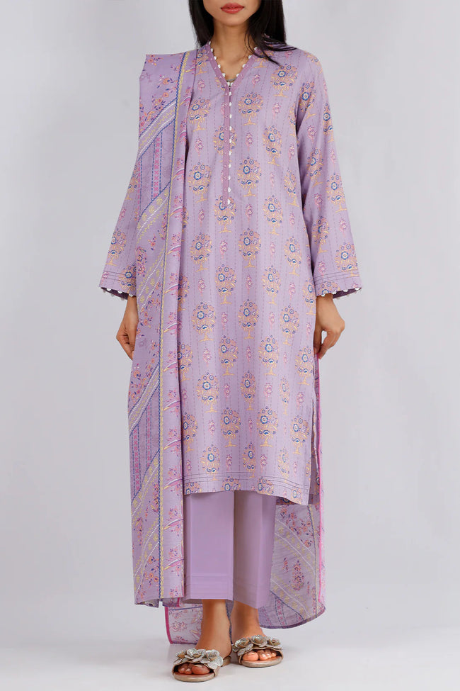 Saya | Unstitched 3-Piece Suit | Premium Fancy Jacquard Khaddar - 100% Original Brand Product Hover Image