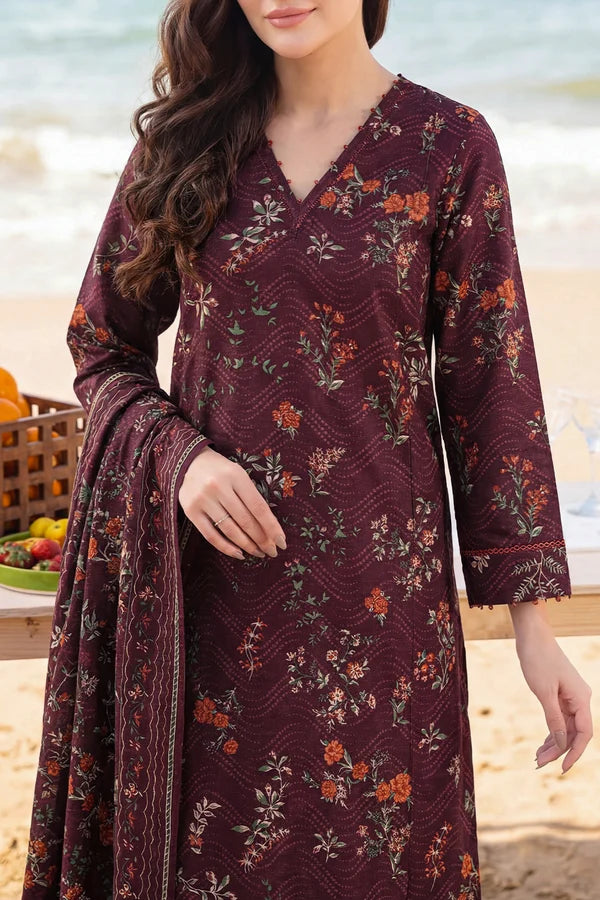 SAYA | Unstitched 3 Piece Suit | Unstitched Printed Lawn 3 Piece - 100% Original Brand Product Main Image