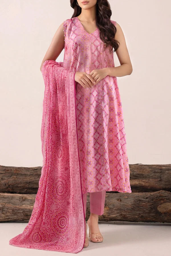 SAYA | Unstitched 3 Piece | Printed Lawn 3 Piece Hover Image