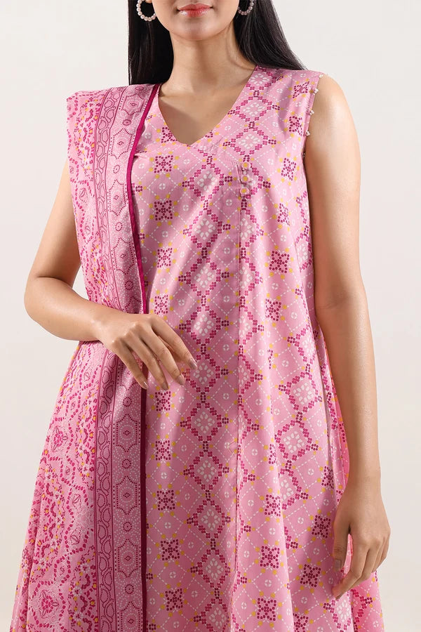 SAYA | Unstitched 3 Piece | Printed Lawn 3 Piece Main Image