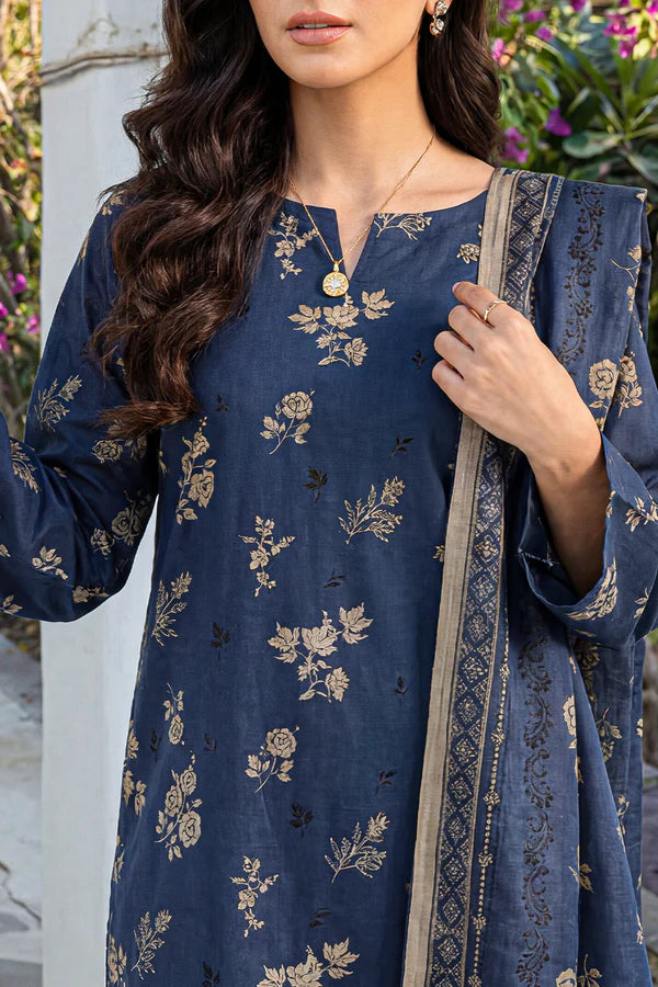 SAYA | Unstitched 3 Piece Lawn | Orchid Dusk U01-26152-P03B Hover Image