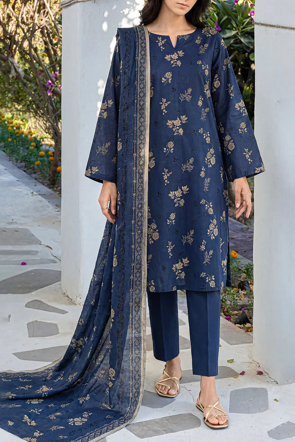 SAYA | Unstitched 3 Piece Lawn | Orchid Dusk U01-26152-P03B Main Image