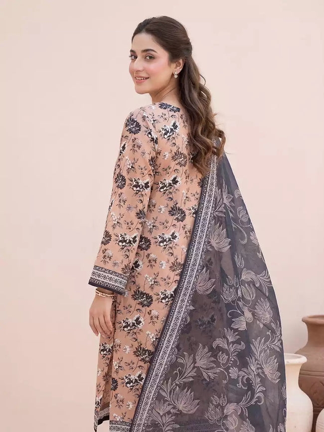 Salitex | Unstitched Printed Lawn Suit | SSW6U3P409UT - 100% Original Brand Product Main Image