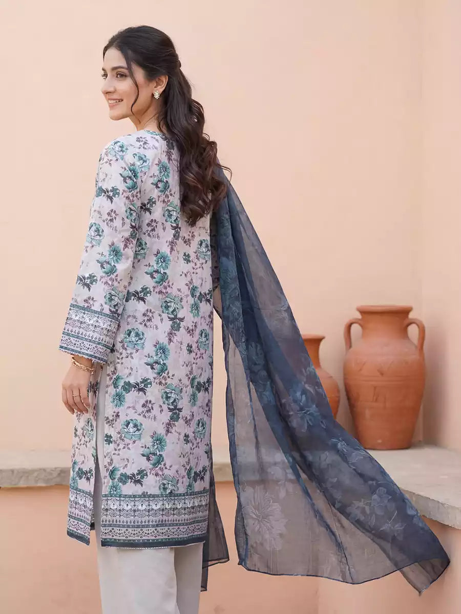 Salitex | Unstitched Printed Lawn Suit | SSW6U3P410UT - 100% Original Brand Product