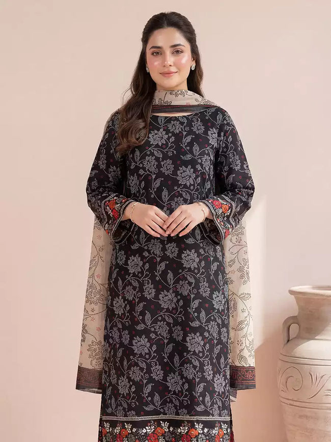 Salitex | Unstitched Suits | 3PC Unstitched Lawn Printed Suit (SSW6U3P406UT) Hover Image